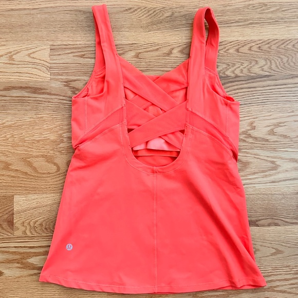 Lululemon Rise and Flow Tank Cape Red (8) - Picture 3 of 16